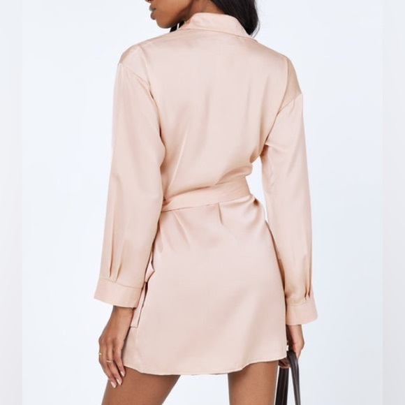 Princess Polly Ryker Mini Dress in Beige - Picture 4 of 7